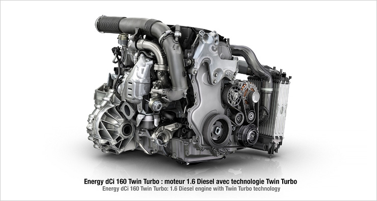 Двигатель Renault Energy dCi 160. Иллюстрация «Рено»