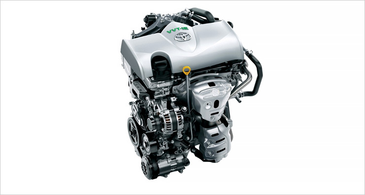 Новый двигатель Toyota VVT-IE. Иллюстрация «Тойоты»