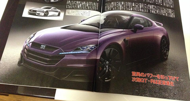 Предполагаемый облик нового Nissan GT-R. Фото с сайта facebook.com/7tune