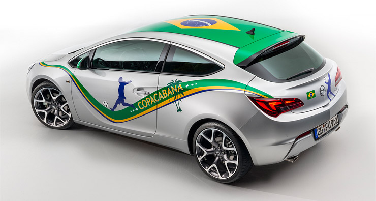 Opel Astra Copacabana. Иллюстрации «Опеля»