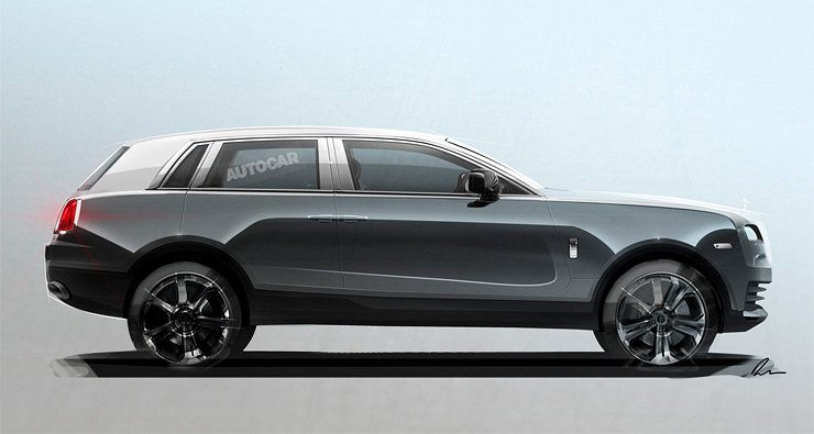 Скетчи будущего Rolls-Royce с сайта autocar.co.uk