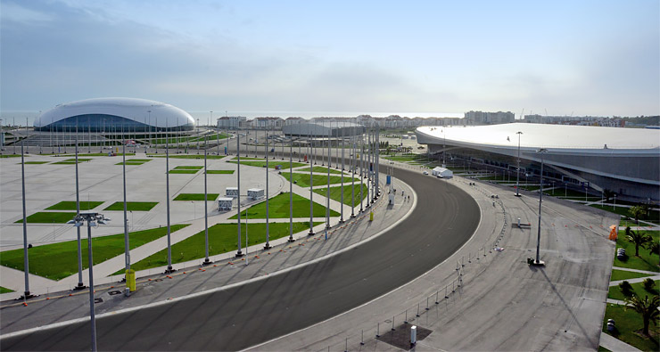 Принимающий этап Формулы-1 автодром в Сочи. Фото с сайта auto.yuga.ru