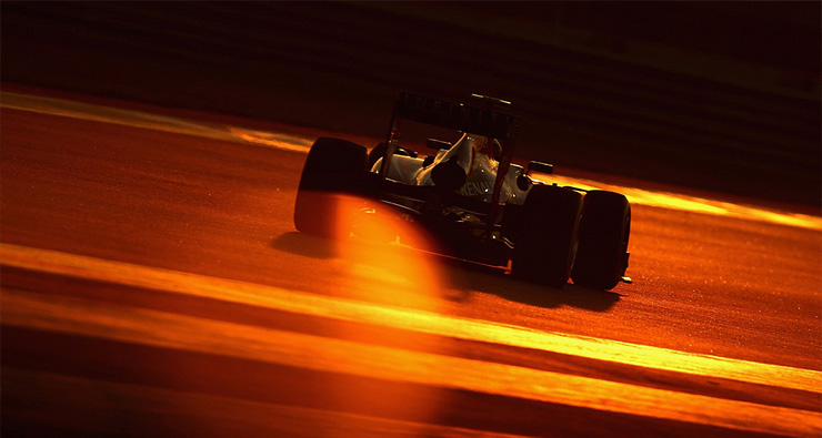 Себастьян Феттель за рулем болида RB9 во время Гран-при Абу-Даби. Фото Red Bull