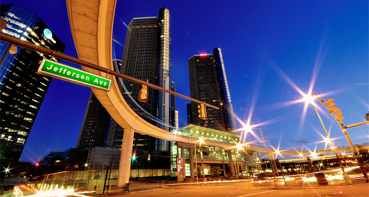 Штаб-квартира General Motors в Детройте. Фото с сайта flickr.com/dexxus