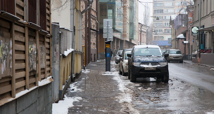 Платная парковка в Москве. Фото «Карпикса»
