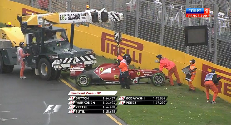 Кими Райкконен разбил Ferrari на квалификации Гран-при Австралии