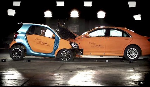 Smart ForTwo против Mercedes-Benz S-Class